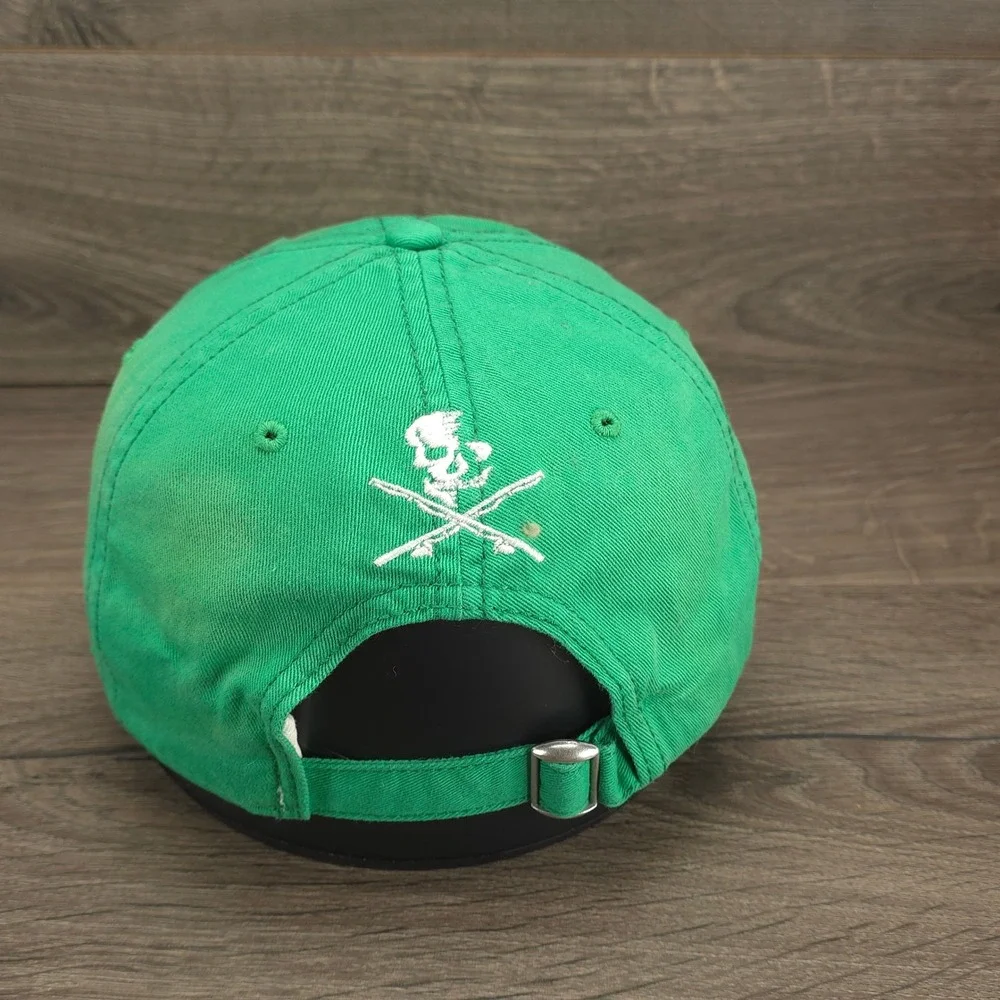 Salt Life Hat Cap Strap Back Green Mens Fishing Surfing Beach Outdoors Casual